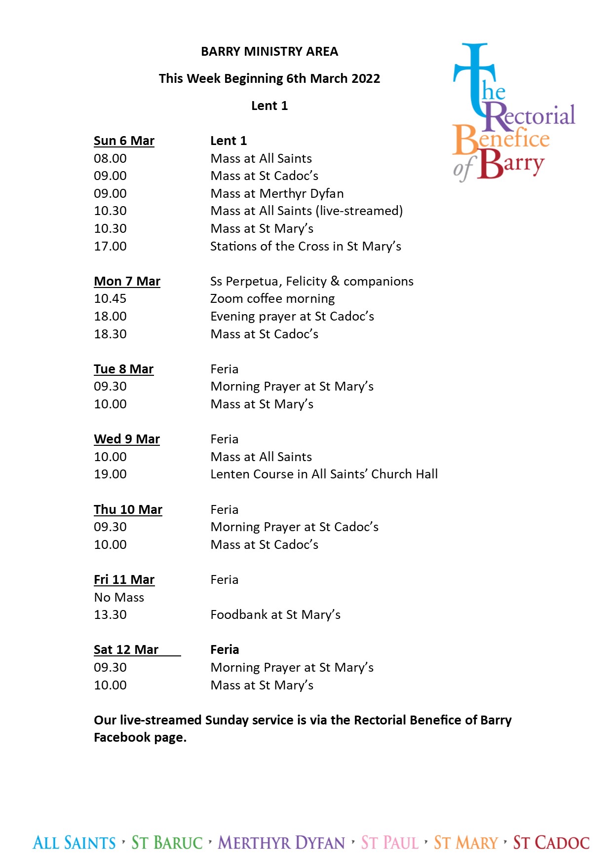 Weekly poster 2022-03-06